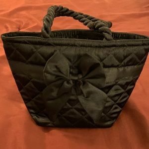 Small NaRaYa Black Handbag with Bow